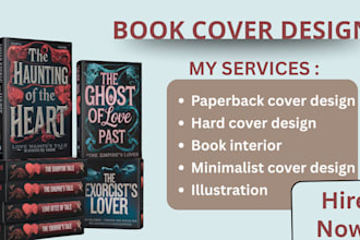 a professional book cover paperback ebook cover hardcover and dust jacket format