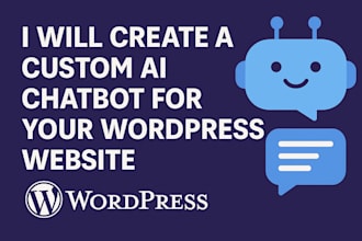 create a custom ai chatbot for your wordpress website