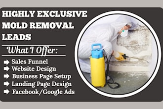 mold removal leads mold remediation leads mold inspector leads via facebook ads