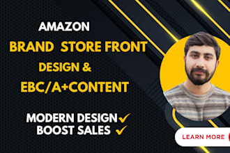 design amazon brand storefront and a plus ebc content