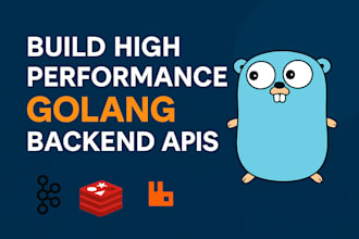 build high performance golang backend projects with redis, kafka or rabbitmq
