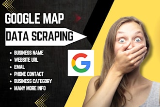 scrape google map data for lead generation, b2b data extraction web scraper lead