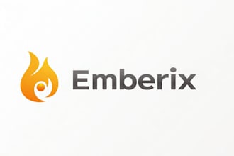 make different single flame dot minimalist logo  within 1 day