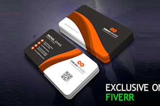 design a premium business card for brands and businesses
