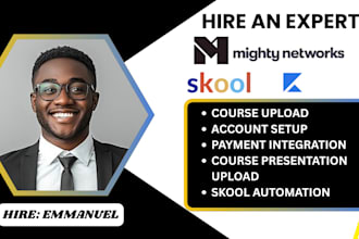 build, customize, and automate your mighty networks or skool community