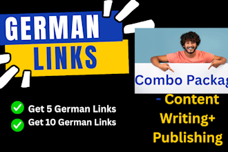 write a german article and publish it on german sites