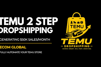 setup temu seller account, temu product listing and manage temu dropshipping