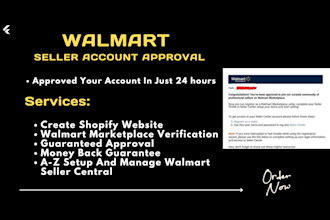 setup optimize and approve your walmart marketplace seller central account