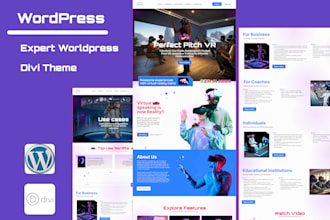 design stunning wordpress website, avada and divi theme customization