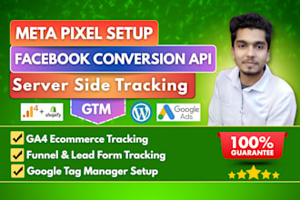 setup meta pixel facebook conversion API with GTM server side tracking