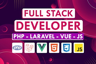 build ecommerce websites and saas apps laravel and vuejs