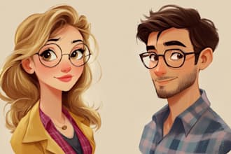 paint professional disney family portrait