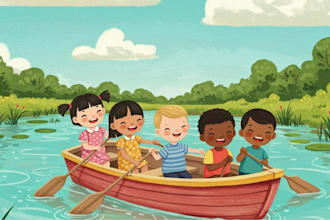 draw african american childrens book illustrations