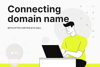 connect a domain name with an https certificate
