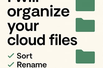 organize, rename, and structure your google drive or dropbox files
