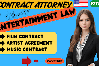 do legal music and entertainment law artist contracts, agreements and consulting