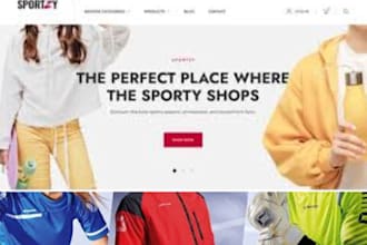design money making sportwear shopify sport accessories store yoga golf website
