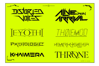 make dj, edm, rave, music producer logo