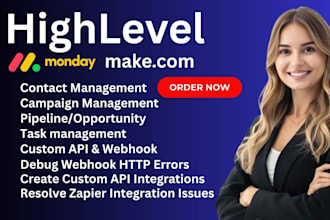 setup make com automations gohighlevel workflow made com monday
