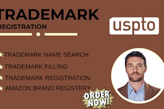 prepare US trademark registration ,trademark search ,amazon brand registration