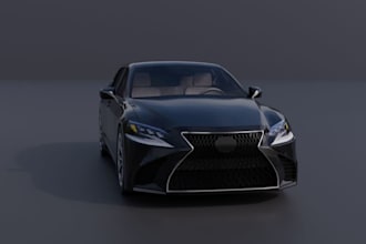 create amazing 3d car model, fivem render, moc luxury car animation, 3d printing