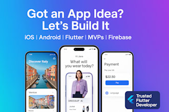 develop mobile phone application for android and IOS