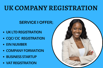register uk ltd, cic cqc policies company with vat and office address uk tender