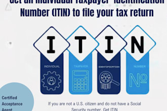 apply non resident itin individual taxpayer identification number as caa