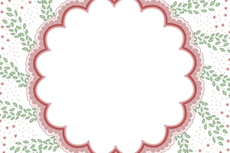 create hand drawn art for print, card, and fabric designs