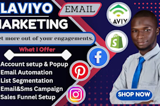 be your expert klaviyo email marketer for shopify sales funnel