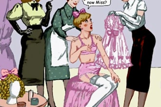 draw graphic novel illustration, comic page, comic art as comic book nsfw artist