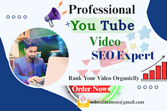 be best youtube video SEO expert and channel growth manager