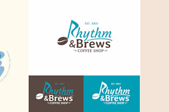design food drinks restaurant grill bbq bakery coffee logo