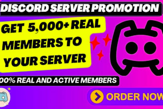 boost and advertise your discord server organic promotion to get real members