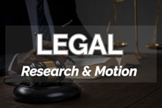 do legal research legal motion legal writing case brief complaints petition