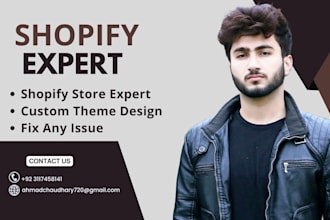 build, customize, and fix your shopify store professionally