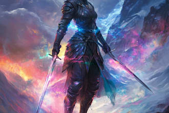 create warcraft fantasy dungeons and dragons illustrations