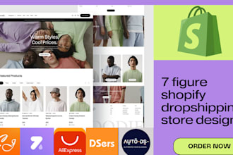 design a profitable 7 figure shopify dropshipping store via zendrop spocket temu