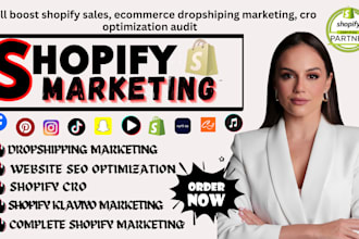 boost shopify sales, ecommerce marketing, cro optimization audit