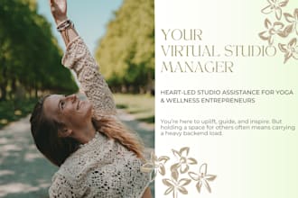 be your virtual studio manager