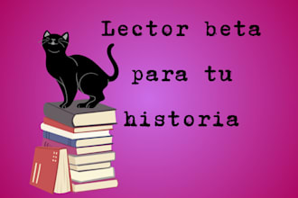 seré tu lector beta de confianza
