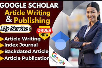 backdate, write and publish research article in google scholar indexed journal