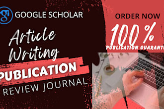 write and publish research review article on google scholar indexed journal
