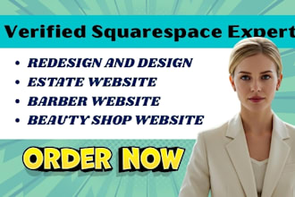 design a professional squarespace real estate website with idx mls integration