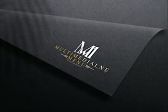 make modern minimalist creative business logo design