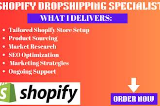 custom shopify store for electronics and gadgets dropshipping