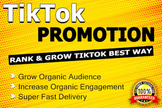 organically grow your tiktok real engagement