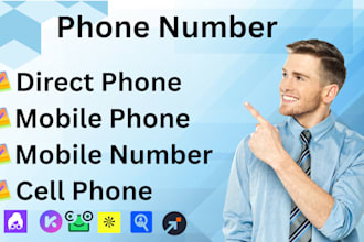 collect b2b leads direct phone  mobile number cell phone