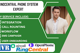 setup ringcentral ivr 8x8 twilio dialpad grasshopper tcr compiliance a2p 10dlc