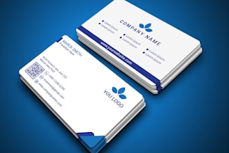 design professional, modern, and corporate business cards